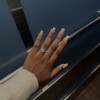 Sophia - forlovelsesring med moissanite og pavéfattede sidesteiner