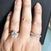 Ella - ensteinsforlovelsesring med moissanite