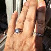 Ella - ensteinsforlovelsesring med moissanite