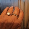 Ella - ensteinsforlovelsesring med moissanite