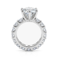 Solstice - praktfull forlovelsesring i evighetsdesign med moissanite
