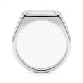Aurelia - ensteinsring med baguetteslipt moissanite