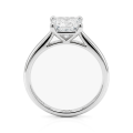 Iris - ensteinsring med prinsesseslipt moissanite | My Moissanite