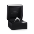 Haloise - halo-forlovelsesring med oval moissanite | wedfit