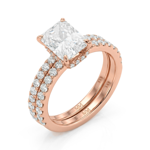 Celestial Harmony Set - Astra & Starlet moissanite-sett