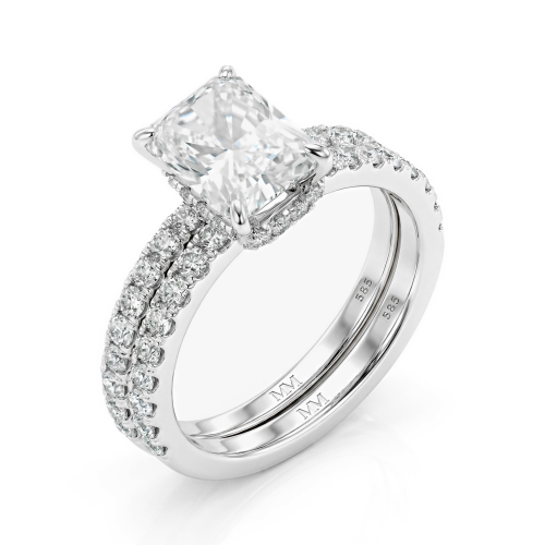 Celestial Harmony Set - Astra & Starlet moissanite-sett Celestial Harmony Set - Astra & Starlet moissanite-sett