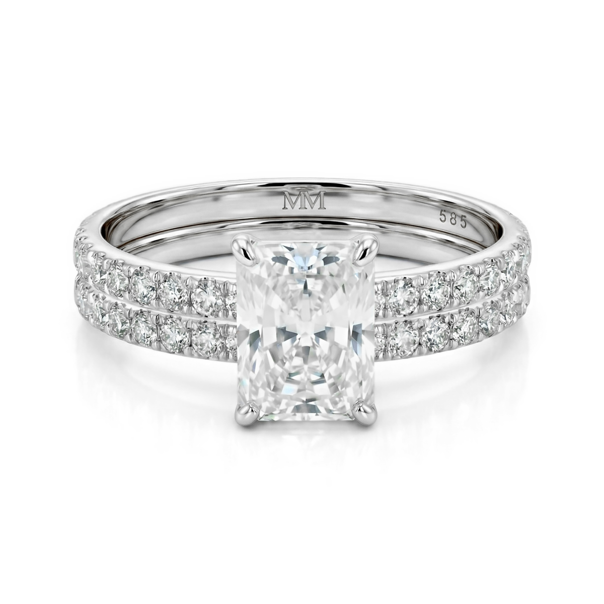 Celestial Harmony Set - Astra & Starlet moissanite-sett
