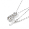 Infinity - vridd pavé-anheng med moissanite