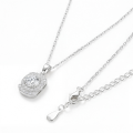 Memento - briljantslipt moissanite-anheng i pavé-halodesign