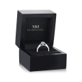 Eloise - oval ensteinsring med moissanite