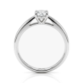 Eloise - oval ensteinsring med moissanite