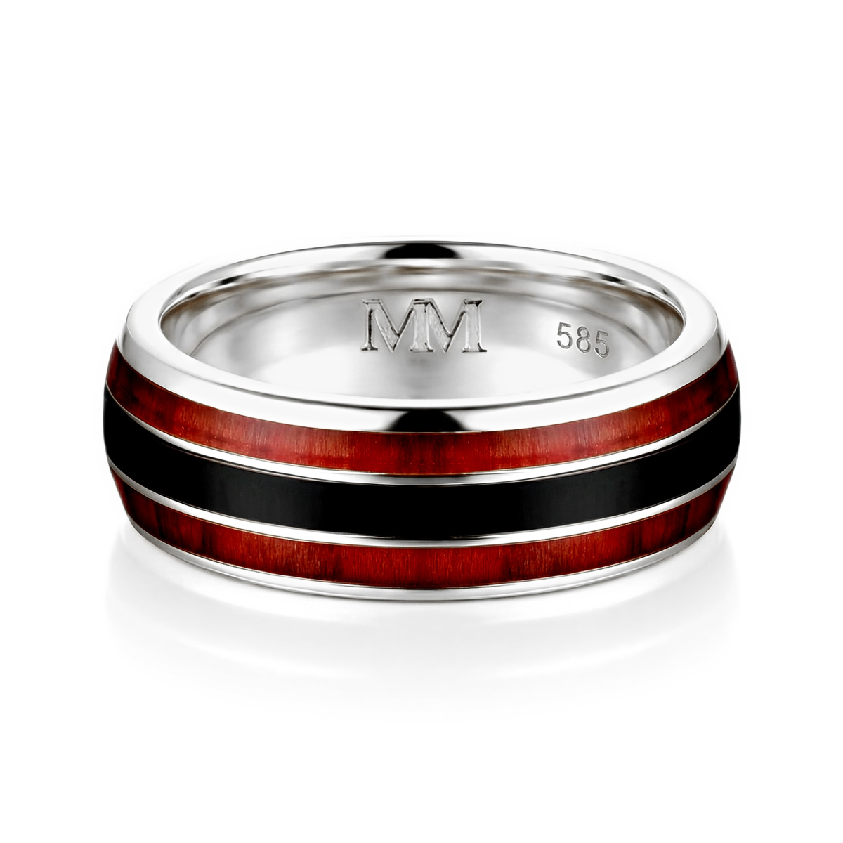 Vireo - herrering i wolfram med innlegg av naturlig tre