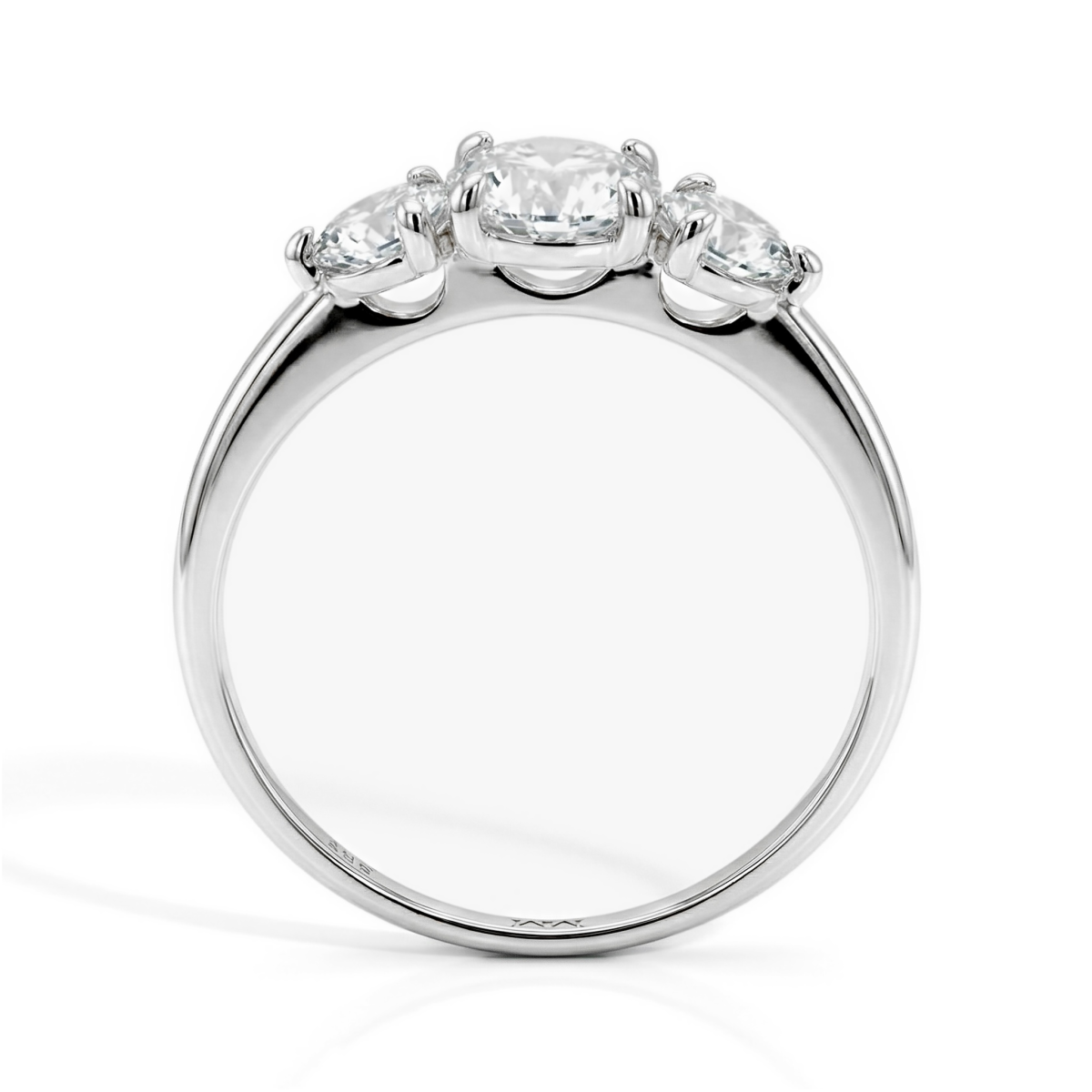 Aventine - ring med tre moissanitesteiner | My Moissanite