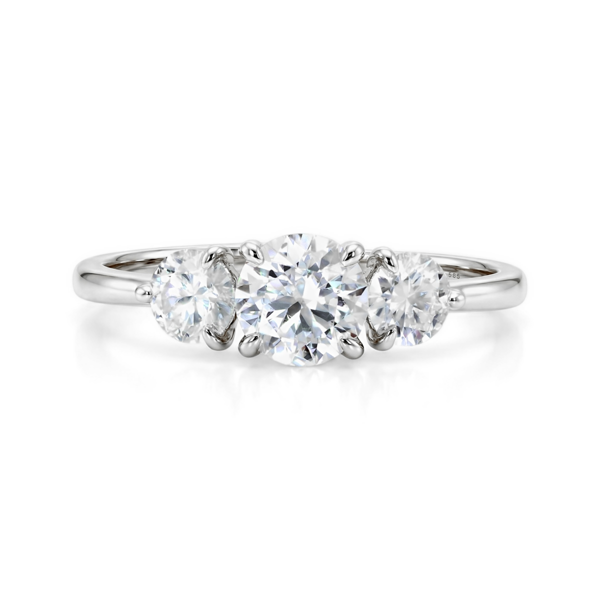 Aventine - ring med tre moissanitesteiner | My Moissanite