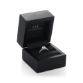 Seraphina – forlovelsesring med moissanite og halo | My Moissanite