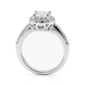 Seraphina – forlovelsesring med moissanite og halo | My Moissanite