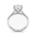 Circlique - forlovelsesring med moissanite, utformet som ensteinsring