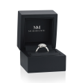 Cirilla - klasering med pavéfattet moissanite