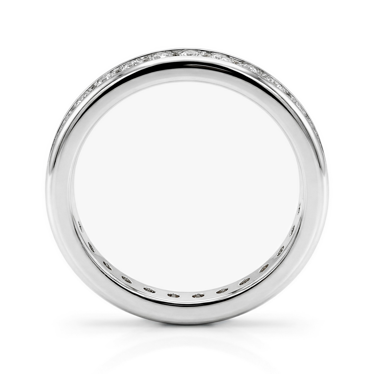 Zenora - alliansering med moissanite og kanalfatning
