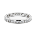 Zenora - alliansering med moissanite og kanalfatning