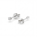 Nova - stiftøredobber med moissanite