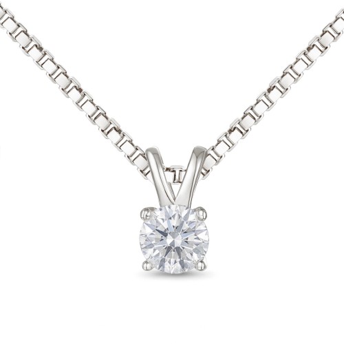 Terra - ensteinsanheng med moissanite (uten kjede)