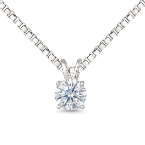 Terra - ensteinsanheng med moissanite (uten kjede)