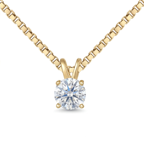 Terra - ensteinsanheng med moissanite (uten kjede)