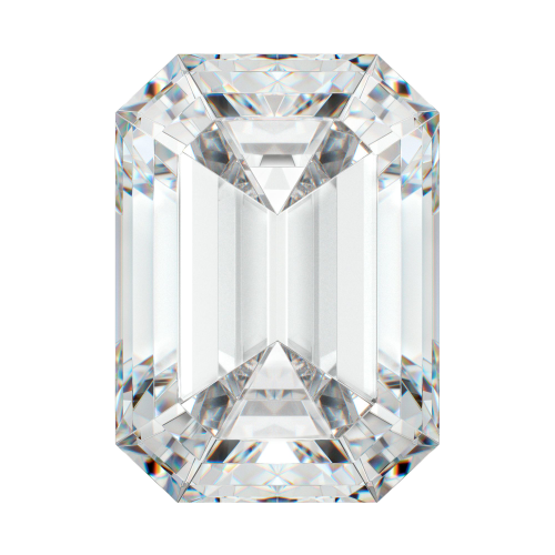 Løse moissanitesteiner - smaragdslip